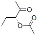 2-Pentanone, 3-(acetyloxy)-, (3R)- (9CI) Struktur