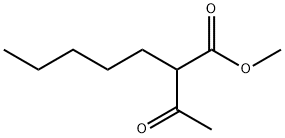 Methyl 2-pentylacetoacetate Struktur