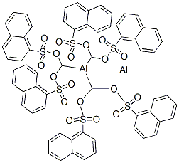 dialuminiumtris[methylenebisnaphthalenesulphonate] Struktur