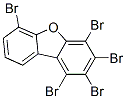 PENTABROMODIBENZOFURAN Struktur