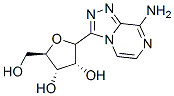 8-amino-3-D-ribofuranosyl-1,2,4-triazolo(4,3-a)pyrazine Struktur