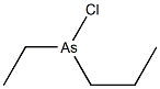 Chloroethylpropylarsine Struktur