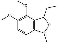 Isobenzofuran, 3-ethyl-1,3-dihydro-4,5-dimethoxy-1-methyl- (9CI) Struktur