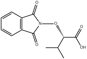 Butanoic acid, 2-[(1,3-dihydro-1,3-dioxo-2H-isoindol-2-yl)oxy]-3-methyl-,(2S)- Struktur