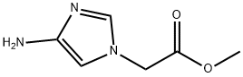 1H-Imidazole-1-aceticacid,4-amino-,methylester(9CI) Struktur