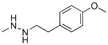 Hydrazine, 1-[2-(4-methoxyphenyl)ethyl]-2-methyl- (9CI) Struktur