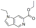 1H-Pyrrolo[3,2-c]pyridine-6-carboxylicacid,1-ethyl-,ethylester(9CI) Struktur