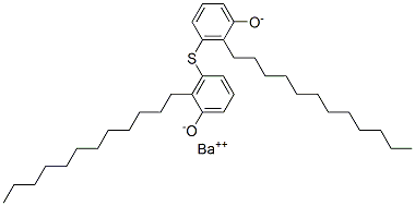 barium thiobis[dodecylphenolate] Struktur