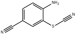 4-aMino-3-thiocyanatobenzonitrile Struktur