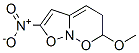 Isoxazolo[2,3-b][1,2]oxazine, 5,6-dihydro-6-methoxy-2-nitro- (9CI) Struktur