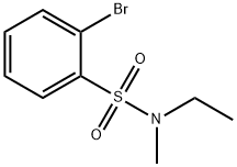 2-Bromo-N-ethyl-N-methylbenzenesulfonamide Struktur