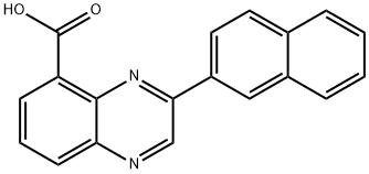 3-NAPHTHALEN-2-YL-QUINOXALINE-5-CARBOXYLIC ACID Struktur