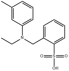 2-((乙基(間甲苯基)氨基)甲基)苯磺酸, 68892-12-6, 結(jié)構(gòu)式