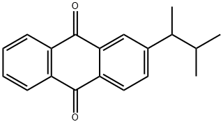 2-(1,2-dimethylpropyl)anthraquinone Struktur