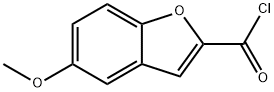 5-Methoxybenzofuran-2-carbonyl chloride Struktur