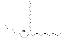 bromotrioctylsilane Struktur