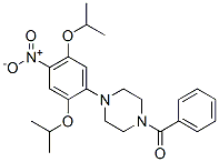 1-Benzoyl-4-[2,5-bis(1-methylethoxy)-4-nitrophenyl]piperazine Struktur