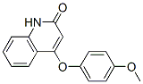 4-(4-Methoxyphenoxy)-2(1H)-quinolinone Struktur