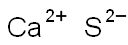 Calcium sulfide (CaS), solid soln. with strontium sulfide, bismuth and copper-doped Struktur