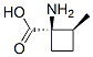 Cyclobutanecarboxylic acid, 1-amino-2-methyl-, (1R,2S)- (9CI) Struktur