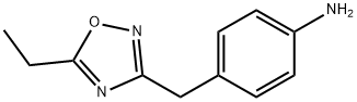 Benzenamine, 4-[(5-ethyl-1,2,4-oxadiazol-3-yl)methyl]- (9CI) Struktur