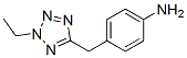 Benzenamine, 4-[(2-ethyl-2H-tetrazol-5-yl)methyl]- (9CI) Struktur