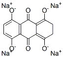 tetrasodium 2,3-dihydro-1,4,5,8-tetraoxidoanthraquinone  Struktur