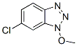 6-chloro-1-methoxy-benzotriazole Struktur