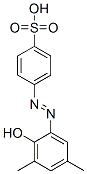 4-[(2-Hydroxy-3,5-dimethylphenyl)azo]benzenesulfonic acid Struktur