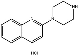 2-(piperazin-1-yl)quinoline hydrochloride Struktur