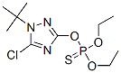 O-[1-(tert-butyl)-5-chloro-1H-1,2,4-triazol-3-yl] O,O-diethyl thiophosphate Struktur