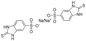 2,3-dihydro-2-thioxo-1h-benzimidazole-5-sulfonic acid disodium salt Struktur