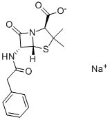 Natrium-[2S-(2α,5α,6β)]-3,3-dimethyl-7-oxo-6-(phenylacetamido)-4-thia-1-azabicyclo[3.2.0]heptan-2-carboxylat