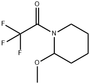 Piperidine, 2-methoxy-1-(trifluoroacetyl)- (9CI) Struktur