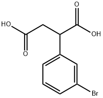 (3-BROMOPHENYL)SUCCINIC ACID Struktur