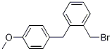 1-(broMoMethyl)-2-[(4-Methoxyphenyl)Methyl]-Benzene Struktur