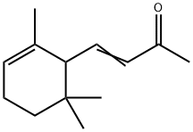 4-(2,6,6-trimethyl-2-cyclohexen-1-yl)-3-buten-2-one Struktur