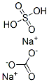 Sodium carbonate sulfate Struktur