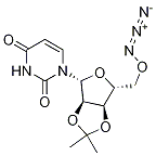 2',3'-O-Isopropylidene-4'-alpha-azido-uridine Struktur