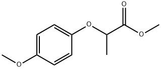 Propanoic acid, 2-(4-methoxyphenoxy)-, methyl ester Struktur