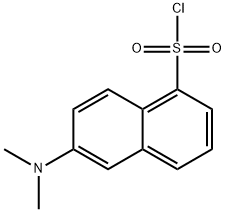 2-DIMETHYLAMINONAPHTHALENE-5-SULFONYL CHLORIDE Struktur