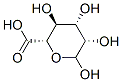 (2S,3S,4S,5S)-3,4,5,6-tetrahydroxyoxane-2-carboxylic acid Struktur