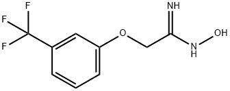 N'-HYDROXY-2-[3-(TRIFLUOROMETHYL)PHENOXY]ETHANIMIDAMIDE Struktur