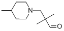 2,2-DIMETHYL-3-(4-METHYL-PIPERIDIN-1-YL)-PROPIONALDEHYDE Struktur