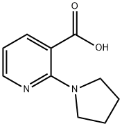 2-(1-PYRROLIDINYL)NICOTINIC ACID Struktur