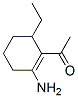 Ethanone, 1-(2-amino-6-ethyl-1-cyclohexen-1-yl)- (9CI) Struktur