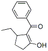 Methanone, (5-ethyl-2-hydroxy-1-cyclopenten-1-yl)phenyl- (9CI) Struktur