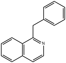 1-ベンジルイソキノリン 化學(xué)構(gòu)造式