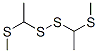 Bis[1-(methylthio)ethyl] persulfide Struktur