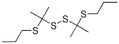 Methyl[1-(propylthio)ethyl] persulfide Struktur